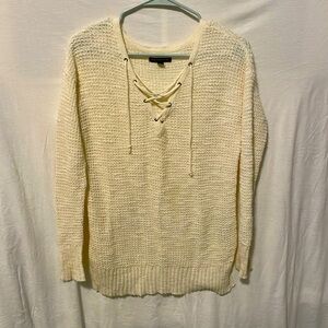 Cream colored American eagle outfitters sweater